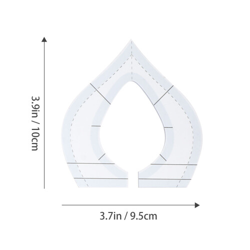 9pcs Free Motion Quilting Ruler Templates Quilter'S Ruler Patchwork 1