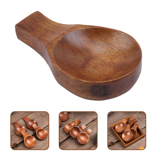 Condiments Serving Container Wood Light Brown 2