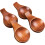 Condiments Serving Container Wood Light Brown 6