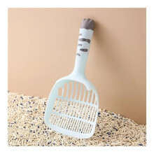 Premium Cat Litter Scoop with Sturdy Sifting Design for Clumping Litter, Ergonomic Handle, Odor-Resistant, 3pcs Blue