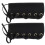 2 Pcs Modification Accessories Motorcycle Handle Bar Covers Grip Black 4