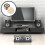 Speaker Anti Vibration Pads Rubber 2pcs 1.6x1.6in 6