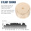 Speaker Anti Vibration Pads Rubber 2pcs 1.6x1.6in 10