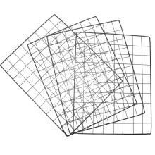Pet Mesh Dog Cage Sheets Black Iron 4pcs Protective Fencing