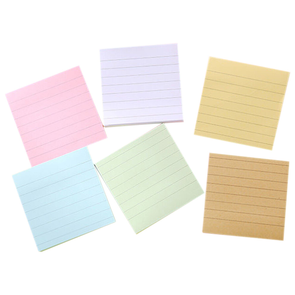 6pcs Cute Sticky Memos For Office Staff And Students 3in-image-OPC-PK8P7VM-NEW