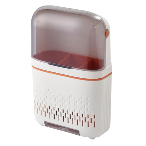 Wall Chopstick Utensil Holder White 1pcs Pp