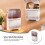 Wall Chopstick Utensil Holder White 1pcs Pp 10