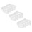 Telescopic Design White Plastic Refrigerator Dividers 12-Pcs 9