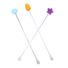3Pcs Long Handle Silicone Stirring Rods for Milk Powder Baby Use