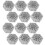 12pcs Box Box Gold And Silver Bracket Bride 10