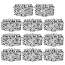12pcs Box Box Gold And Silver Bracket Bride