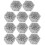 12pcs Box Box Gold And Silver Bracket Bride 9