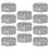 12pcs Box Box Gold And Silver Bracket Bride 7