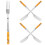 Dessert Forks Long Handle 5pcs 12.8x0.4x0.4in 10