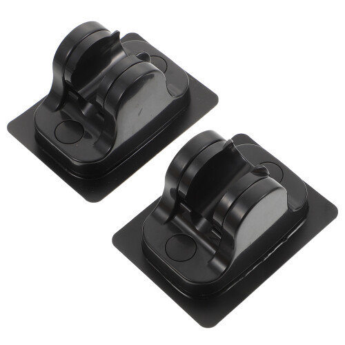 2 Pcs Wall-Mounted Shower Rack Holder Bracket Showerhead Support