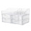 Zehuanyu  Makeup Container Drawer Type Boxes Storage Cubes Transparent 1