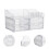 Zehuanyu  Makeup Container Drawer Type Boxes Storage Cubes Transparent 6
