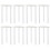 Manlingda 8 Sets Reusable Cake Tier Supports With Rods And Plates 10