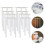 Manlingda 8 Sets Reusable Cake Tier Supports With Rods And Plates 9