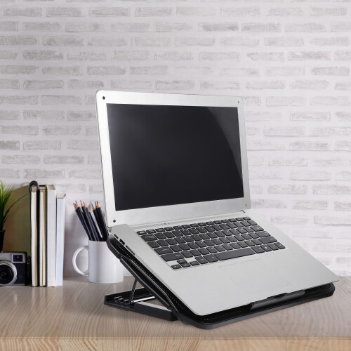 Laptop Cooling Base Fan Gaming Stand Computer Pads Plastic 2