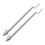 2 Pcs Cabin Door Spring Inflatable Ship Rust Cauldron Silver 8