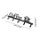 Cup Rack Cup Shelves For Wall 1set 9