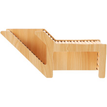 Wooden Hamster Hideout Khaki Natural Charm For Small Animals