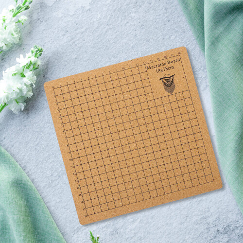 Knotting Craft Board Macrame Supplies Braided Fixing Cork Grid 1