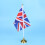 20pcs Flag Base Golden Plastic For Shop Window Decor 9