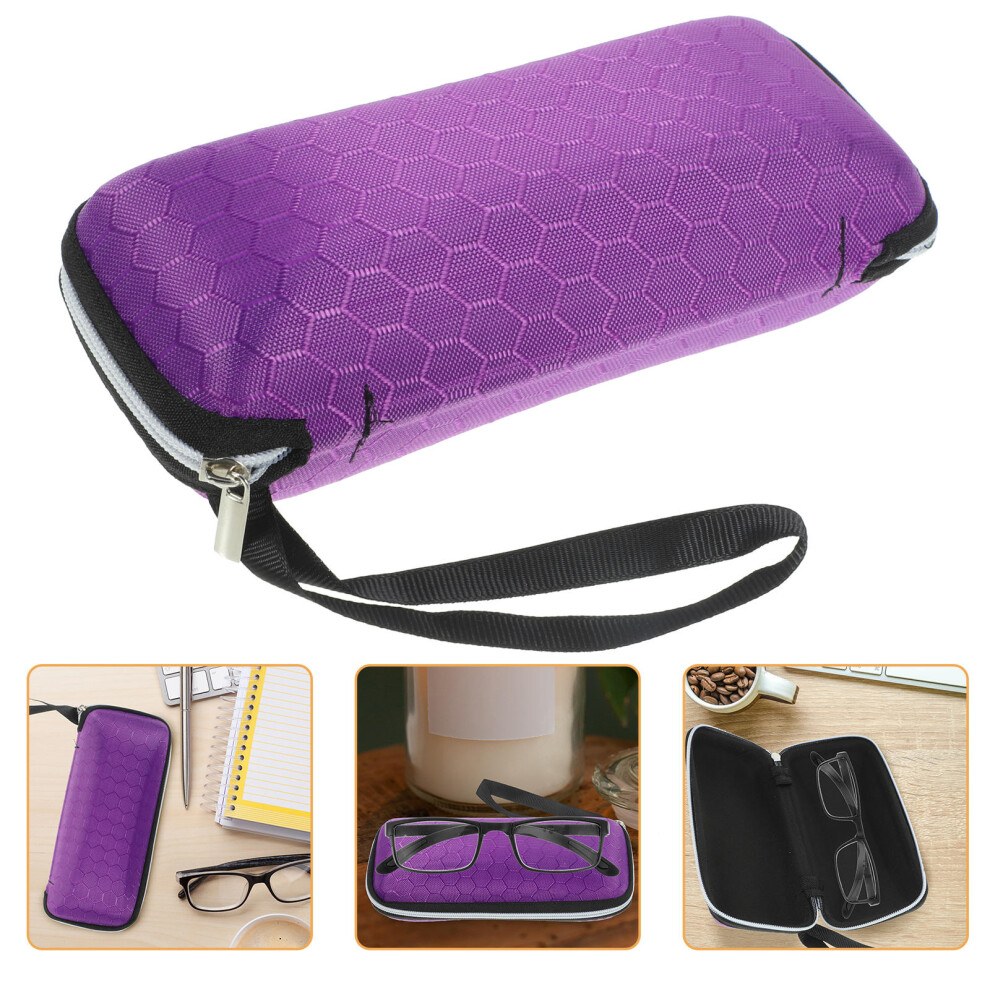 Iplusmile Sunglasses Case Hard Shell Small Spectacle Elegant Man With Zipper