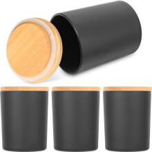 4 Sets Aromatherapy Candle Glass Cup Jar For Making Candles Small