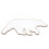 Raindrops Mirror Wall Decal Bear Shaped Acrylic Wall Art 1pcs 8