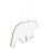 Raindrops Mirror Wall Decal Bear Shaped Acrylic Wall Art 1pcs 1
