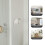 Raindrops Mirror Wall Decal Bear Shaped Acrylic Wall Art 1pcs 4