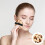 Daily Makeup Leopard Flocking Cloth 3pcs 3.1x3.1x0.6in 4