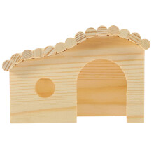 Pet Owners Miniature House Beige Bamboo 1set