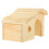Pet Owners Miniature House Beige Bamboo 1set 10