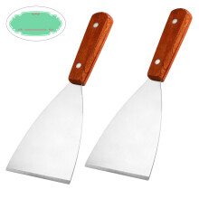 Metal Grill Spatulas Home Cooks 2pcs 9.04x3.93x0.63in
