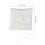 Ring Pillow Square Shaped Bridal Supply Accessory 1pcs 3