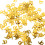 Raindrops 70th Birthday Table Scatters Gold 70th Anniversary Decor 6