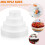 Simulation Cake Dummy Cakes Foam White 4 Pcs 8