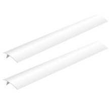 2Pcs Silicone Stove Guard White Kitchen Protector Cover Gap Filler