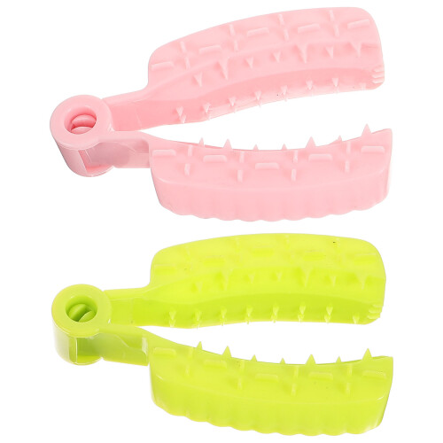 2 Pcs Carpal Kitchen Worker Tool Finger Protector For Chopping 2