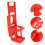 Folding Beer Basket Red Plastic 1set 14.2x7.9x3.1in 2