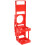 Folding Beer Basket Red Plastic 1set 14.2x7.9x3.1in 9