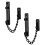 2 Pcs Door Chains For Front Stainless Steel Anti-Theft 1