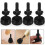 Table Leg Levelers 4sets Black Thick Workmanship Easy To Use 3