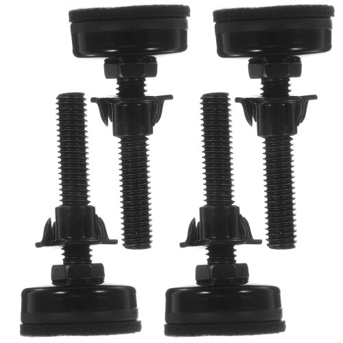 Table Leg Levelers 4sets Black Thick Workmanship Easy To Use 1