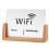 Acrylic Wifi Access Reminder Desk Sign Vertical 5