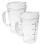 Bakers Measuring Cup Transparent 2pcs 5.3x3.5x2.6in 8